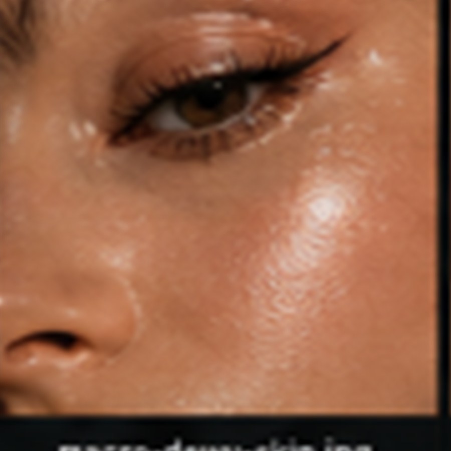 Dewy complexion finish