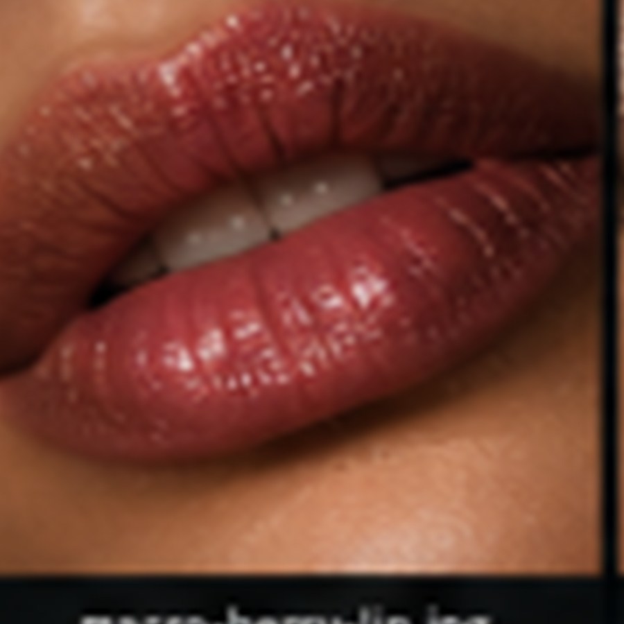 Berry-stained lip