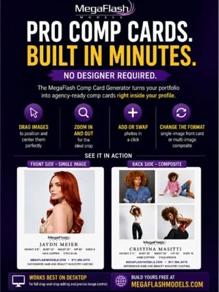 MegaFlash Models Instagram post