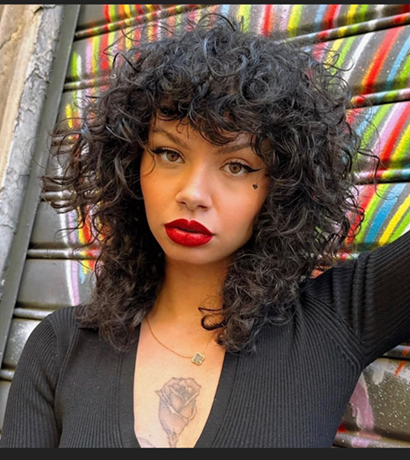 This is the haircut on curly hair — 3