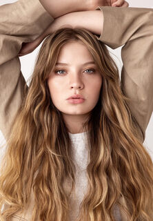 Corinne Meyrat — hair model