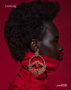 Ajang Majok — hair model