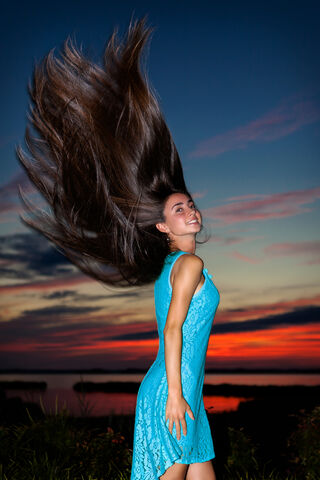 Valentina Filina — hair model in New York, NY