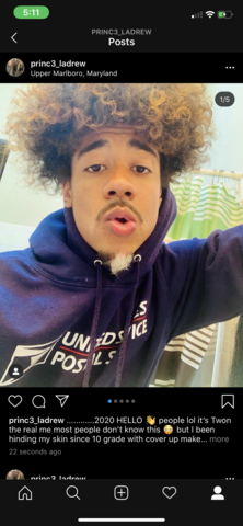 Antoine — hair model in Baltimore, MD